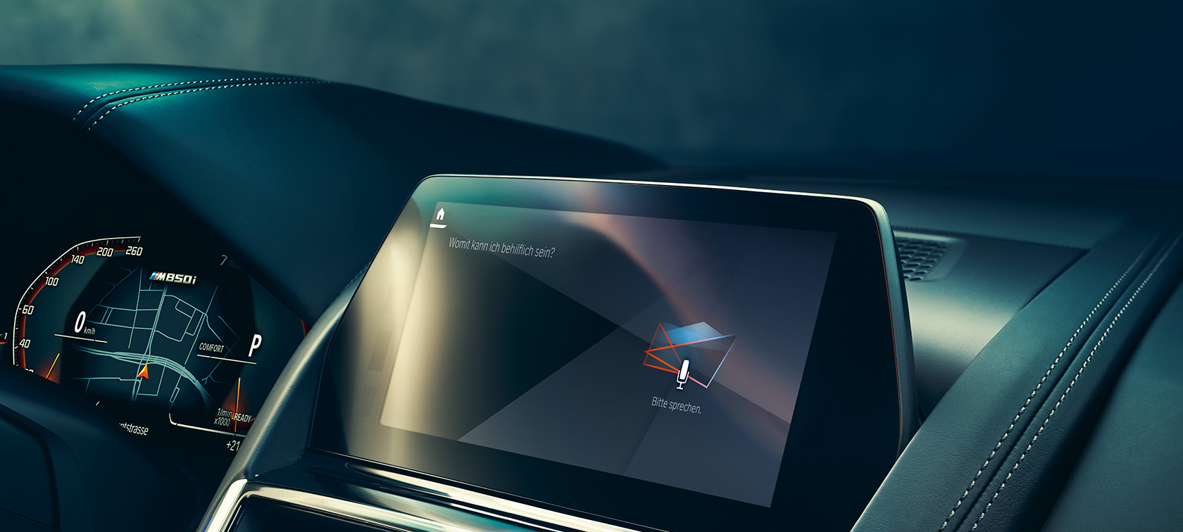 BMW Intelligent Personal Assistant Visualizzazione nel Control Display